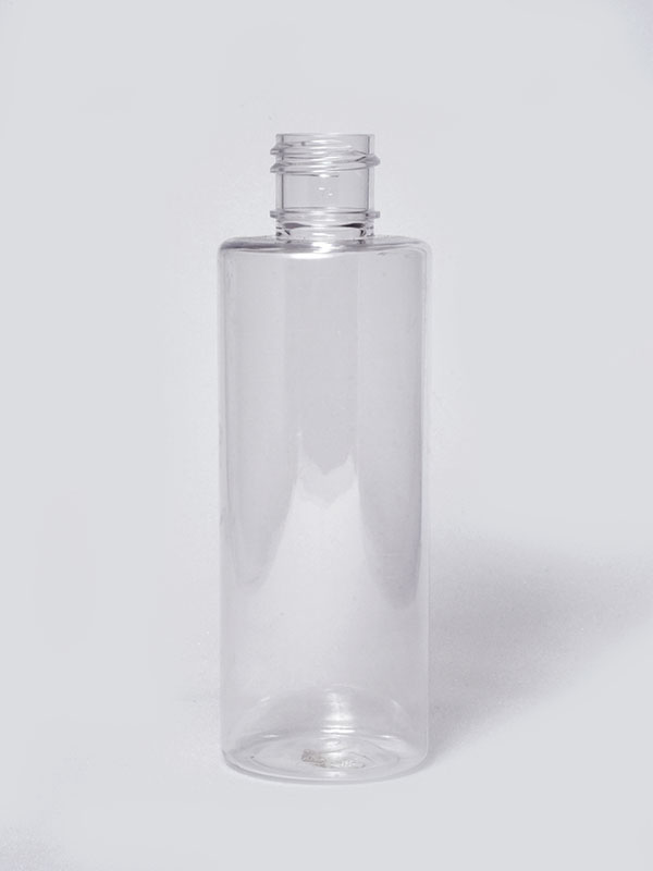 100ML Straight Shoulder Clear PET Bottles - 24-410 Neck Finish